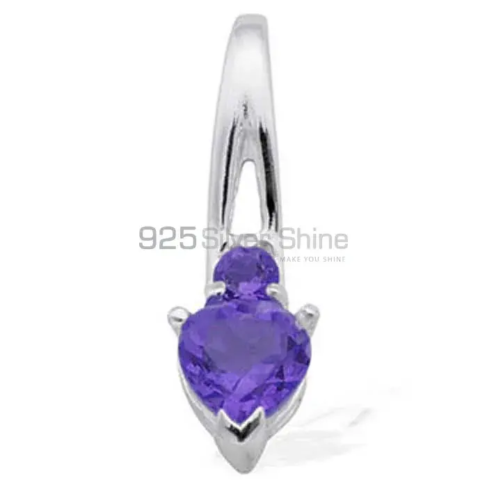 Amethyst Gemstone Top Quality Pendants In Solid Sterling Silver Jewelry 925SP1592