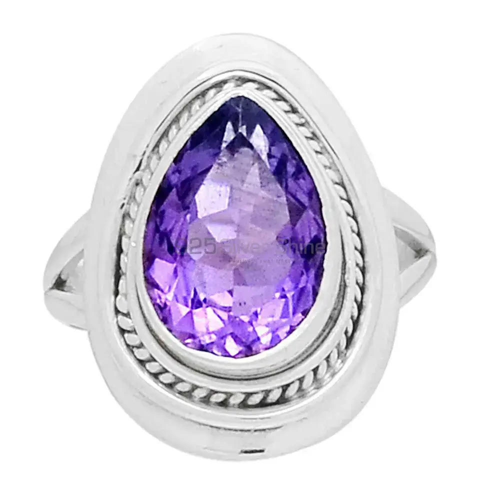 Sterling Silver Amethyst Rings Jewelry 925SR2360