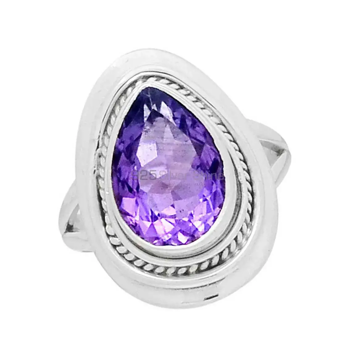 Sterling Silver Amethyst Rings Jewelry 925SR2360_1