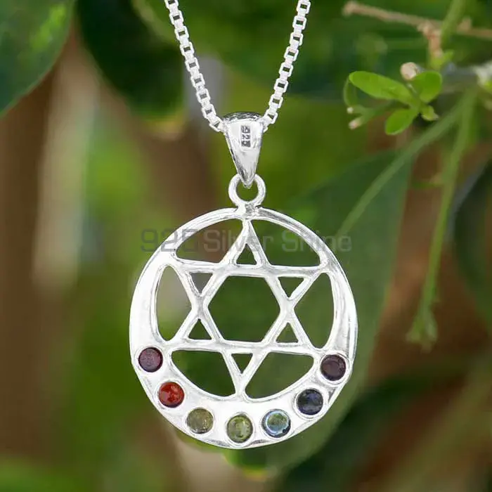 Anahata Chakra Pendant With Sterling Silver SSCP108_2