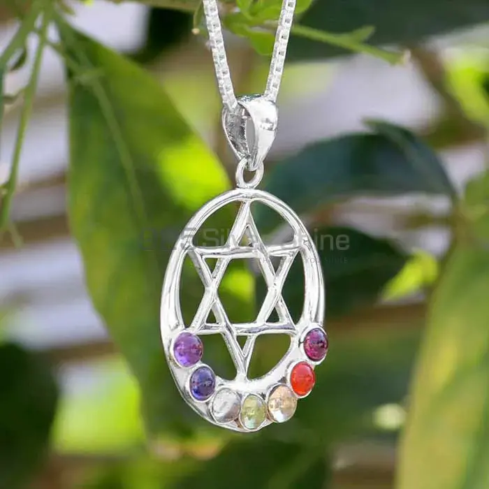 Anahata Chakra Pendant With Sterling Silver SSCP108_3