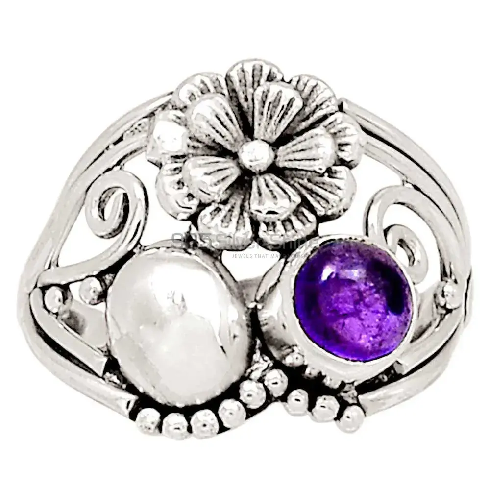 Antique Look Sterling Silver Rings In Semi Precious Stone 925SR2251_1