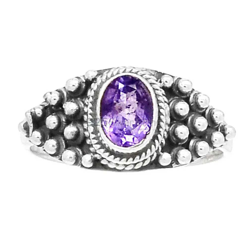 Engagement Sterling Silver Amethyst Rings 925SR2350