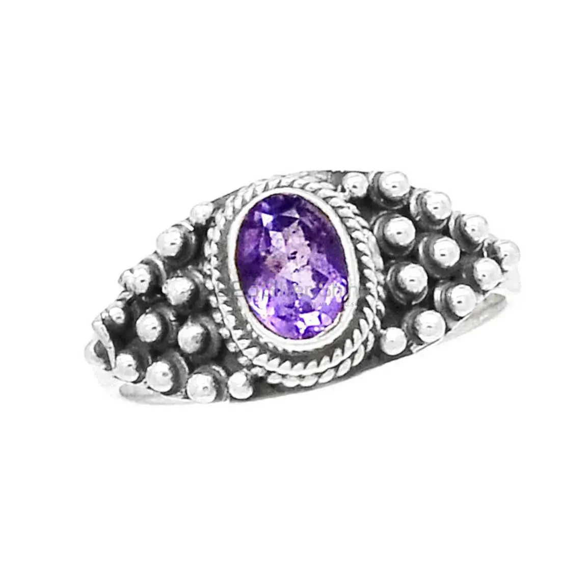 Engagement Sterling Silver Amethyst Rings 925SR2350_0