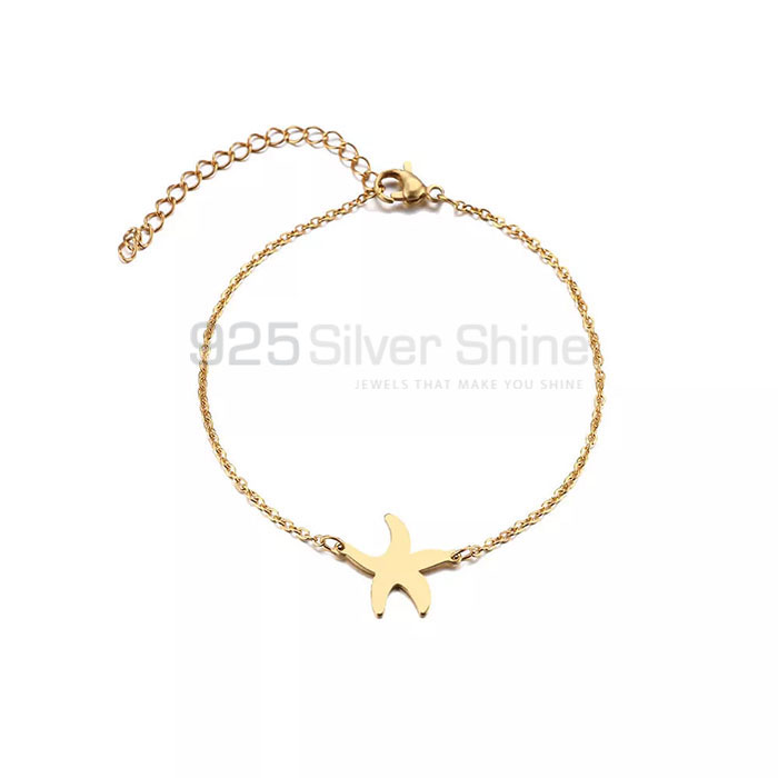 Awesome Look Star Minimalist Sterling Silver Bracelet STMR478_0