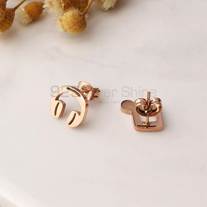 Music Stud Earring Gift In Sterling Silver MSME417_0