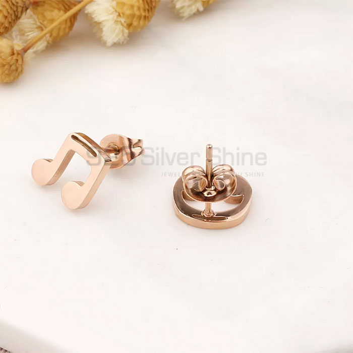 Music Stud Earring Gift In Sterling Silver MSME417_1