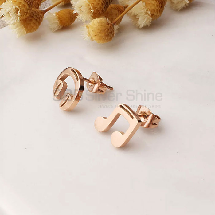 Music Stud Earring Gift In Sterling Silver MSME417_3