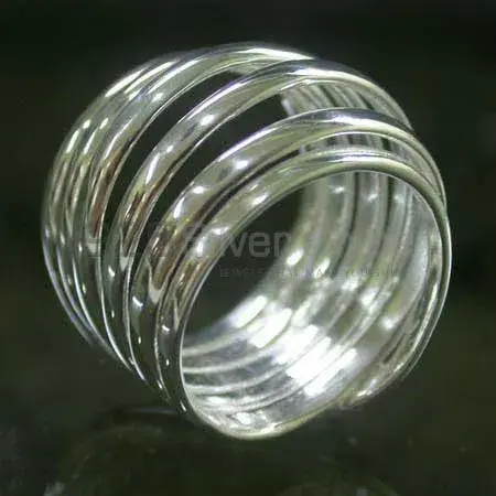 Awesome Plain Solid Sterling Silver Rings Jewelry 925SR2483