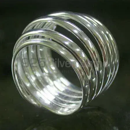 Awesome Plain Solid Sterling Silver Rings Jewelry 925SR2483_0