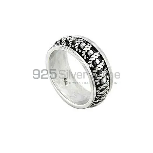 Plain Solid Sterling Silver Rings Jewelry 925SR2678_1