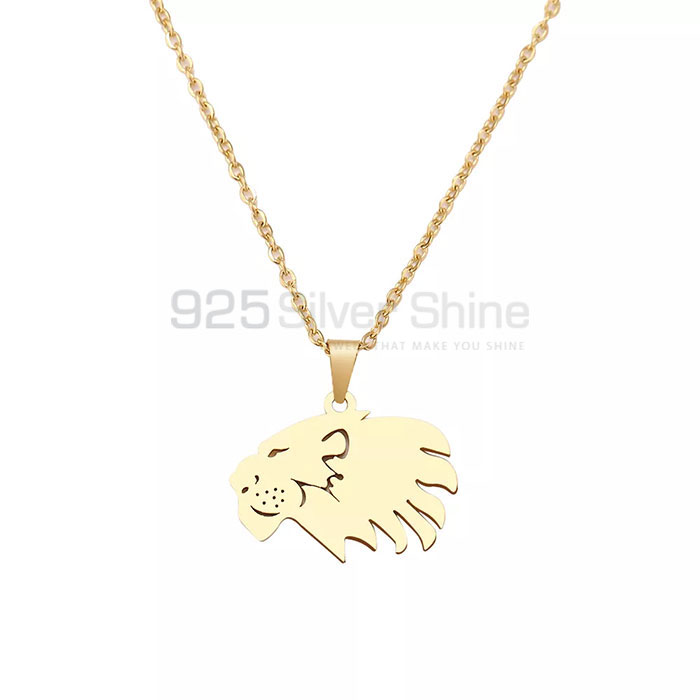 Baby Hedgehog Porcupine Necklace, Top Selections Animal Minimalist Necklace In 925 Sterling Silver AMN169