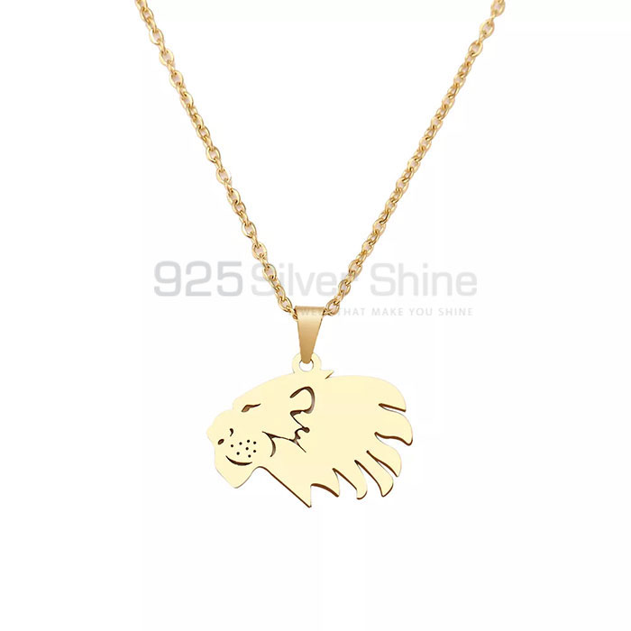 Baby Hedgehog Porcupine Necklace, Animal Minimalist Necklace In 925 Sterling Silver AMN169