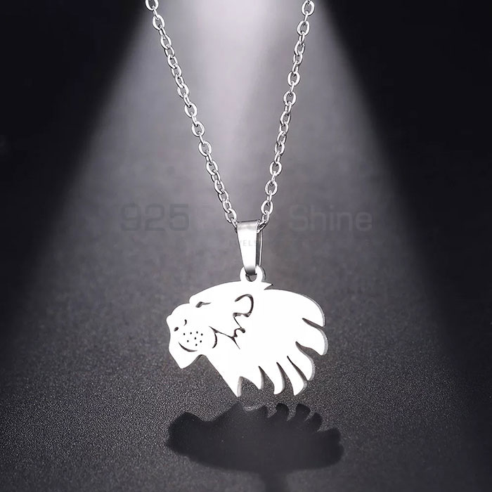 Baby Hedgehog Porcupine Necklace, Top Selections Animal Minimalist Necklace In 925 Sterling Silver AMN169_0