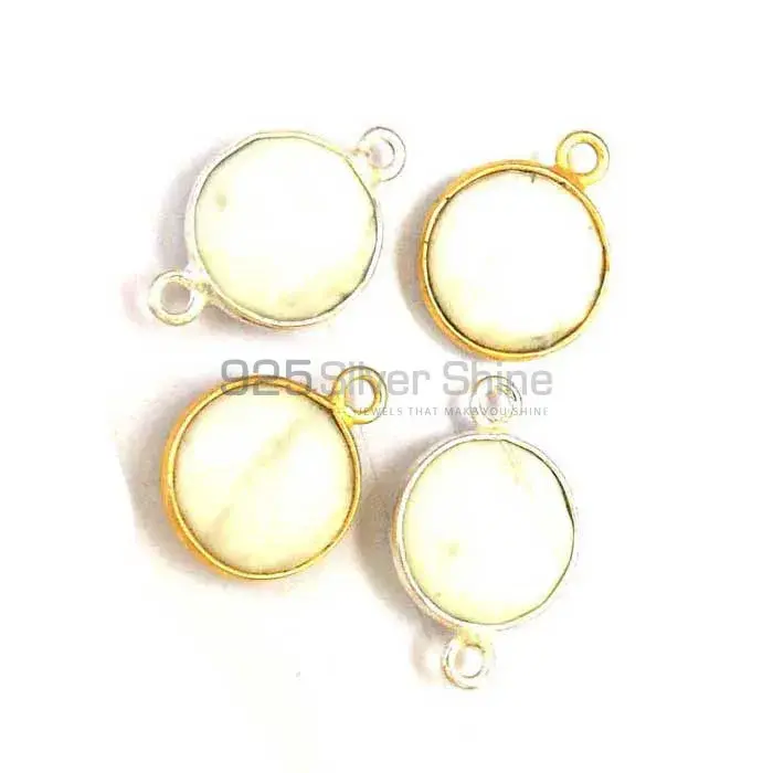 Bail Bezel Sterling Silver Gold Vermeil Connector 925GC158