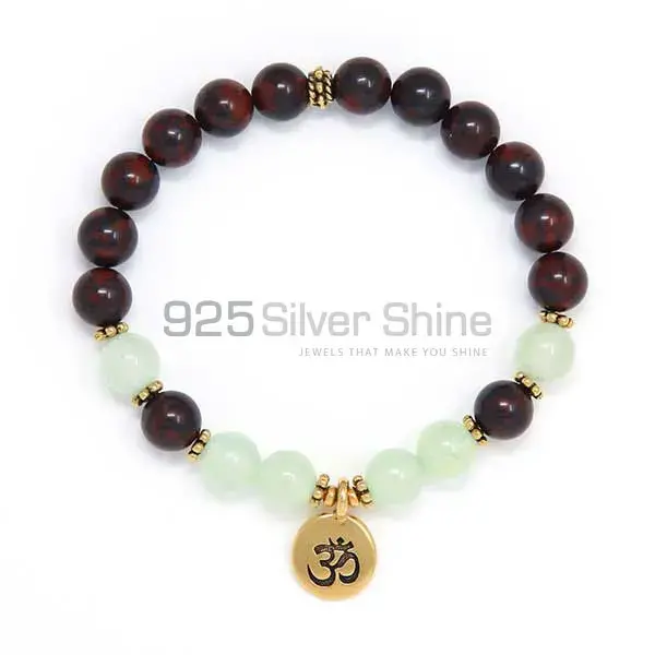 Beads Bracelets With Om Charm 925BB244