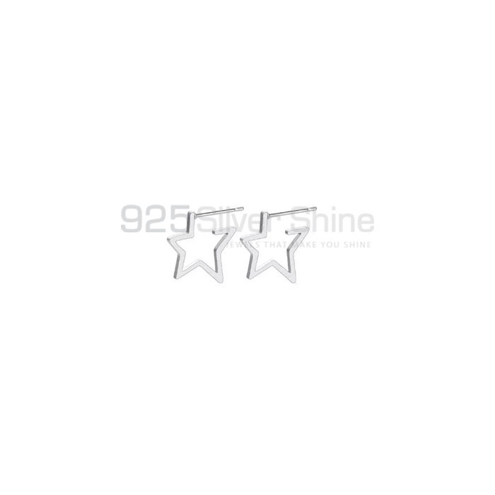 Mini Star Charm Stud Earring In 925 Silver STME486