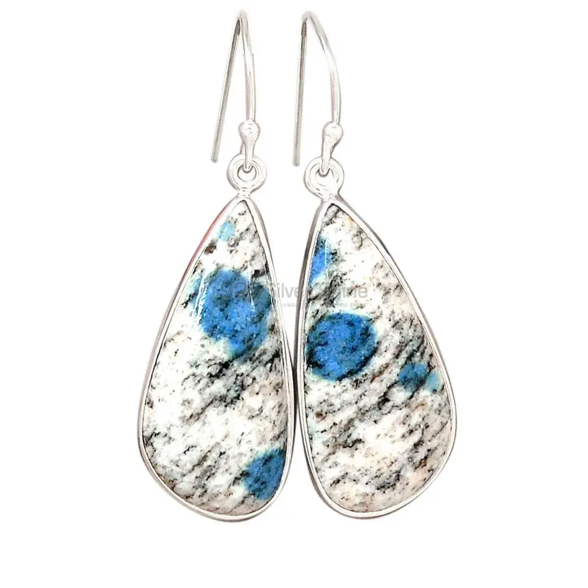 Beautiful 925 Sterling Silver Earrings In K2 Gemstone Jewelry 925SE2230