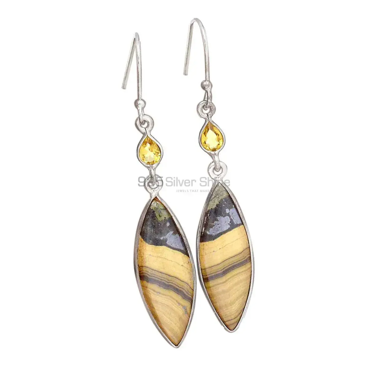 925 Sterling Silver Earrings In Multi Gemstone Jewelry 925SE2785_5