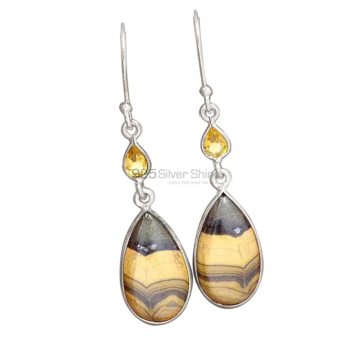 925 Sterling Silver Earrings In Multi Gemstone Jewelry 925SE2785_8