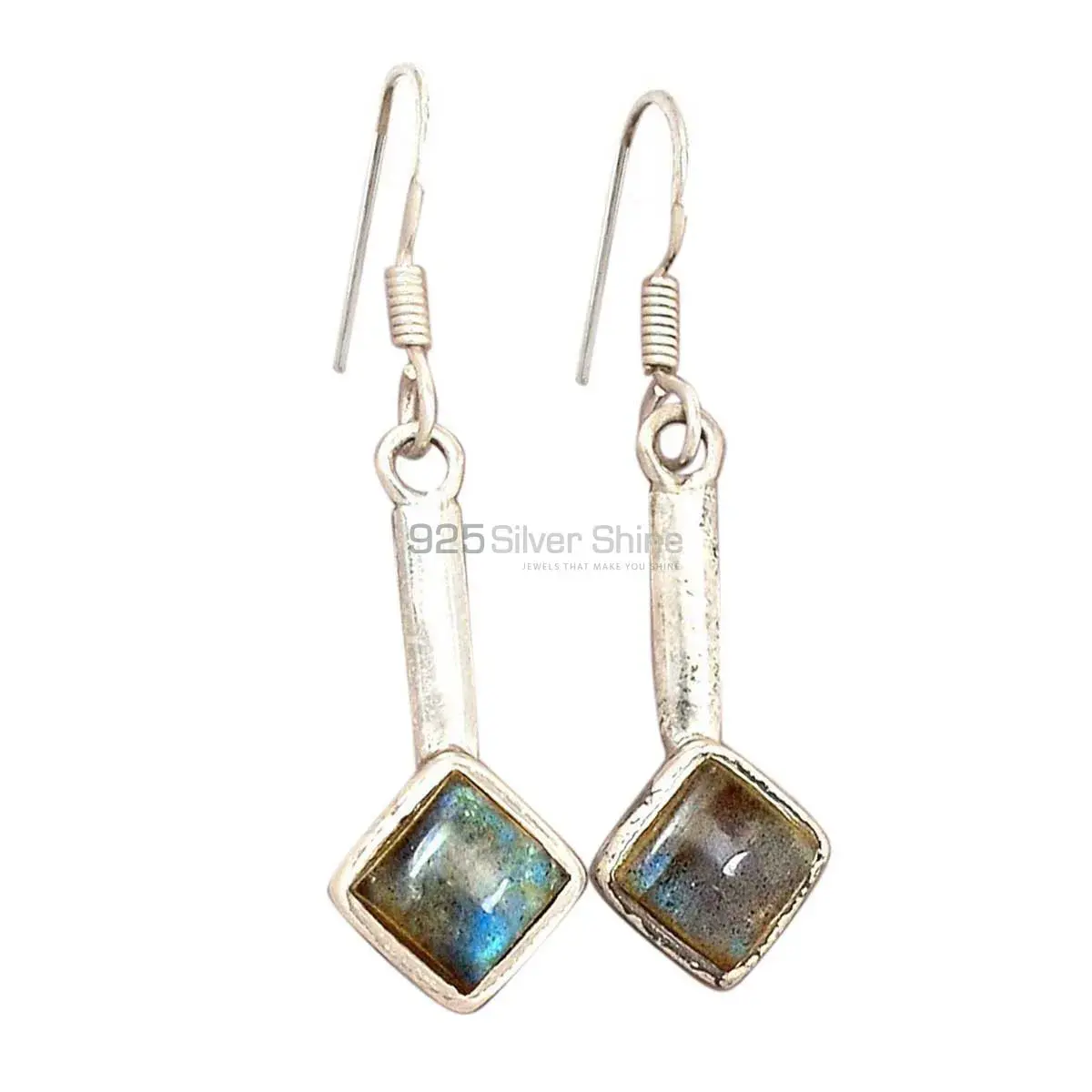925 Sterling Silver Earrings In Labradorite Gemstone Jewelry 925SE2240