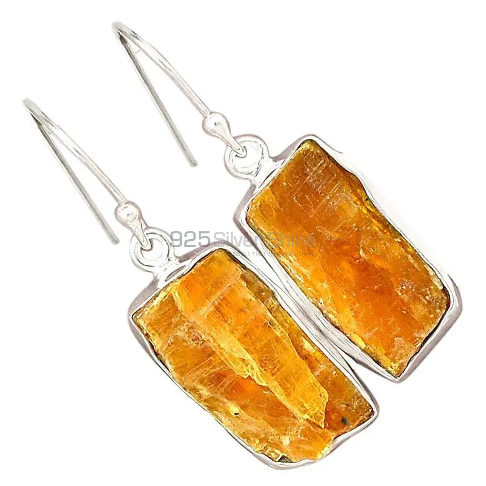 Beautiful 925 Sterling Silver Handmade Earrings Exporters In Honey Opal Gemstone Jewelry 925SE2329_1