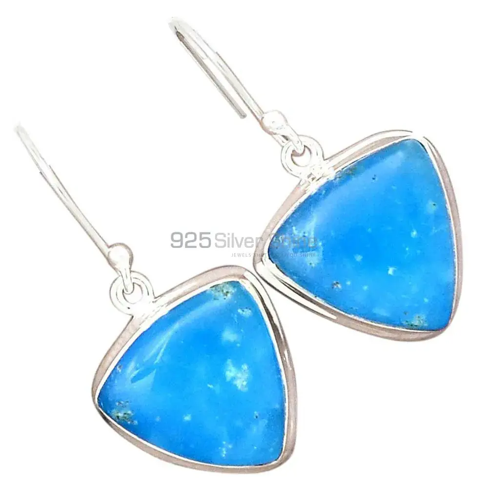 925 Sterling Silver Handmade Earrings In Chalcedony Gemstone Jewelry 925SE2551_11
