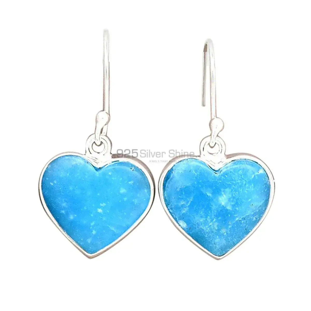 925 Sterling Silver Handmade Earrings In Chalcedony Gemstone Jewelry 925SE2551_12