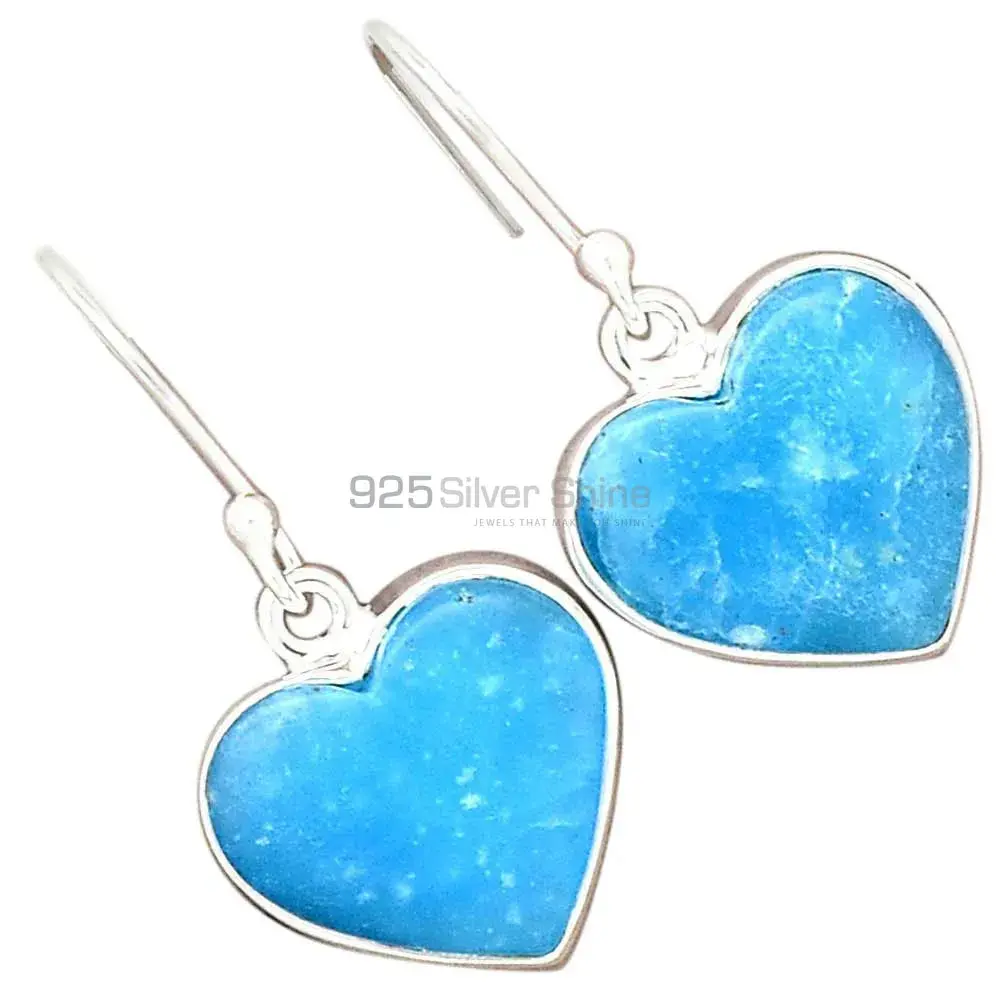 925 Sterling Silver Handmade Earrings In Chalcedony Gemstone Jewelry 925SE2551_13