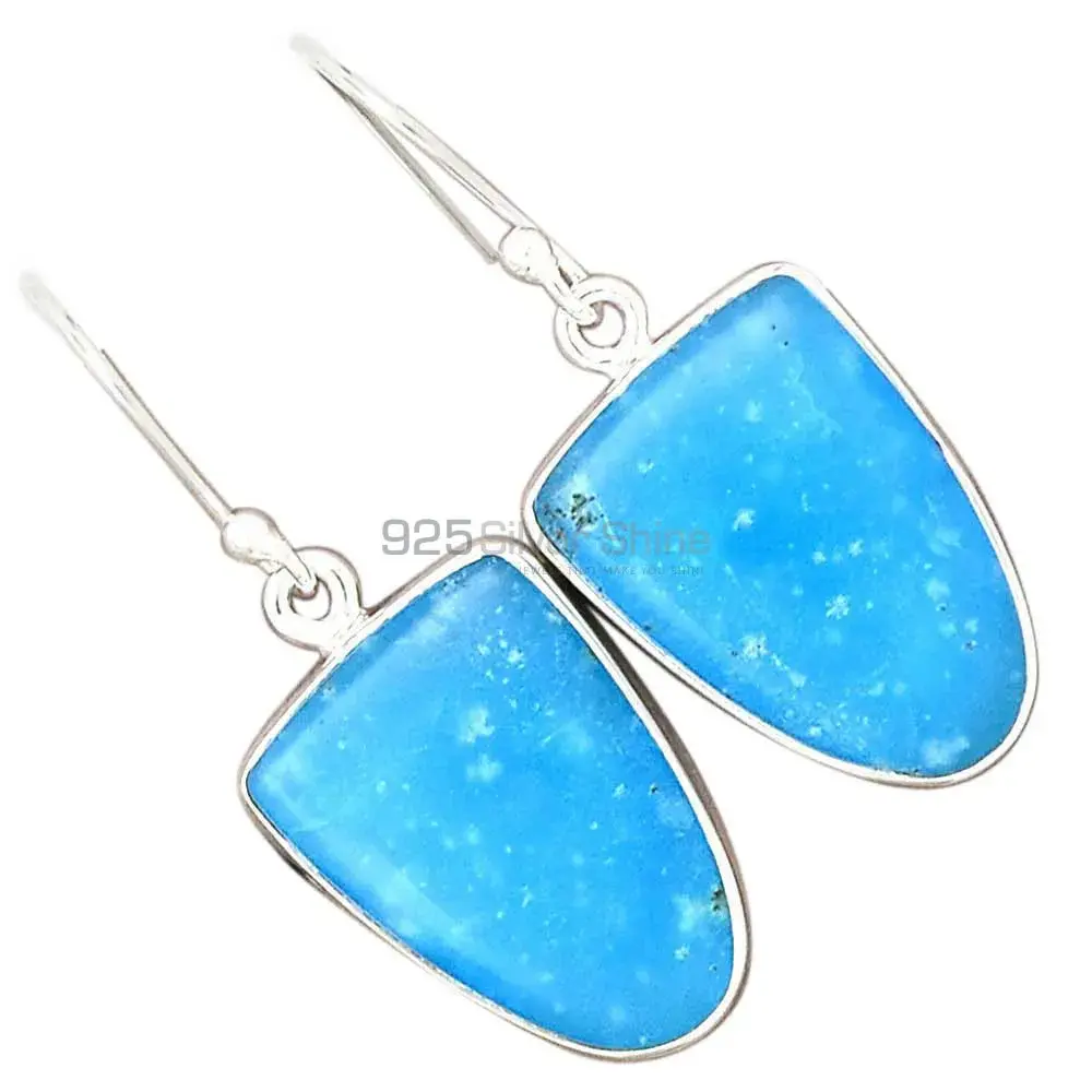 925 Sterling Silver Handmade Earrings In Chalcedony Gemstone Jewelry 925SE2551_9