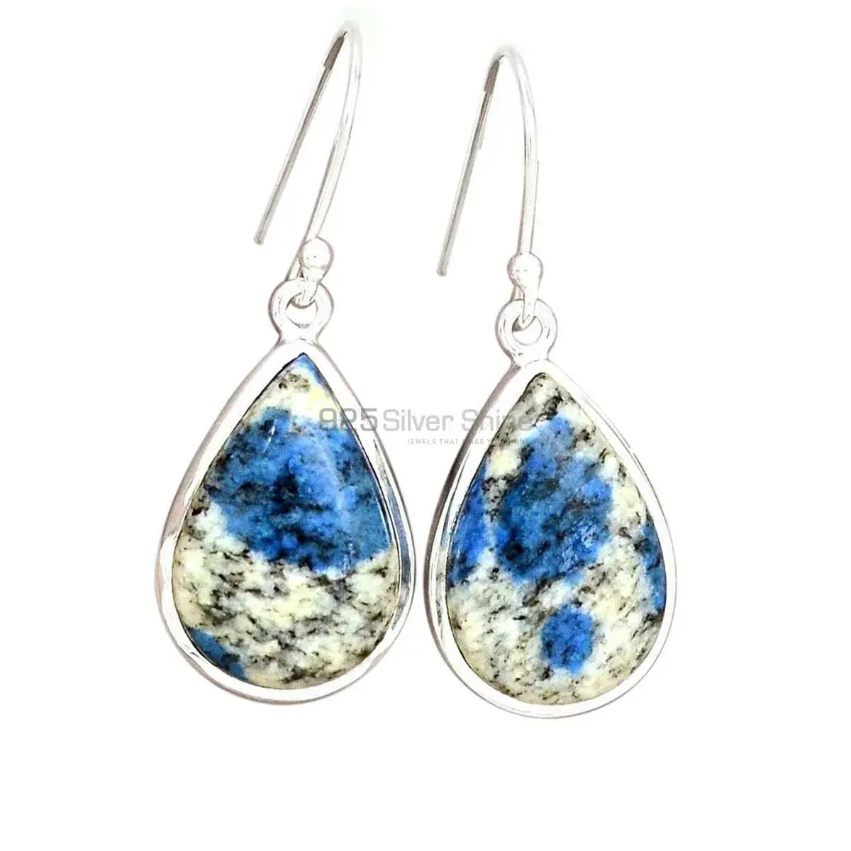 925 Sterling Silver Handmade Earrings In K2 Gemstone Jewelry 925SE2235_0