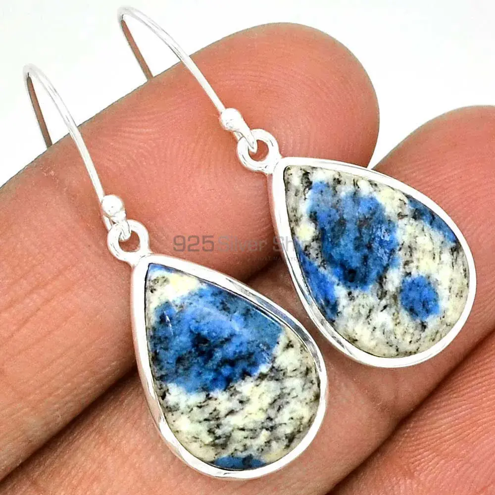 925 Sterling Silver Handmade Earrings In K2 Gemstone Jewelry 925SE2235_1