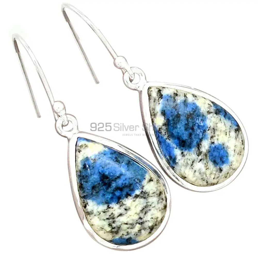 Beautiful 925 Sterling Silver Handmade Earrings Manufacturer In K2 Gemstone Jewelry 925SE2235_1