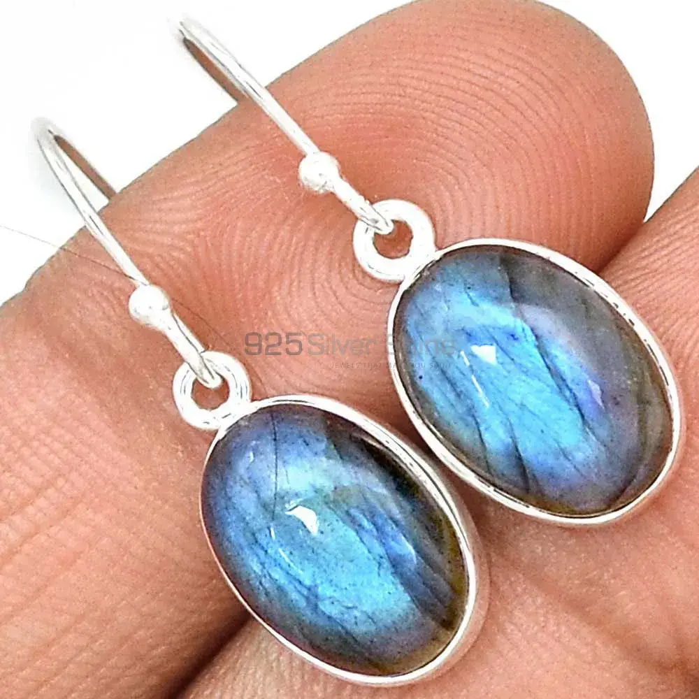 925 Sterling Silver Handmade Earrings In Labradorite Gemstone Jewelry 925SE2245_1