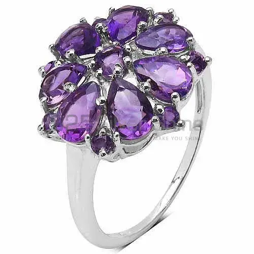 Beautiful 925 Sterling Silver Handmade Rings Exporters In Amethyst Gemstone Jewelry 925SR3267_0