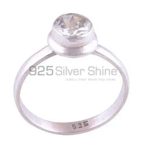 Beautiful 925 Sterling Silver Handmade Rings Exporters In Crystal Gemstone Jewelry 925SR3504