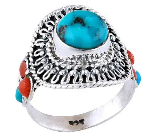 Beautiful 925 Sterling Silver Handmade Rings Exporters In Multi Gemstone Jewelry 925SR2936_0