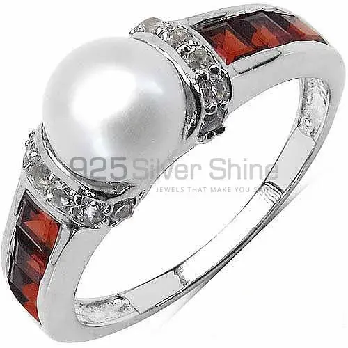 925 Sterling Silver Handmade Rings In Multi Gemstone Jewelry 925SR3094_0