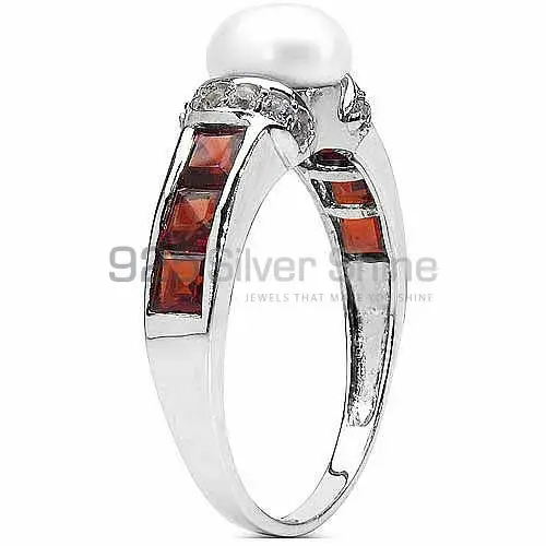 925 Sterling Silver Handmade Rings In Multi Gemstone Jewelry 925SR3094_1