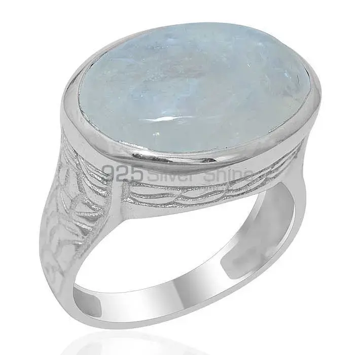 925 Sterling Silver Handmade Rings In Rainbow Moonstone Jewelry 925SR1900_0