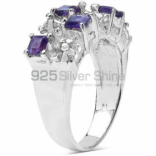 Beautiful 925 Sterling Silver Handmade Rings Manufacturer In Amethyst Gemstone Jewelry 925SR3252_0