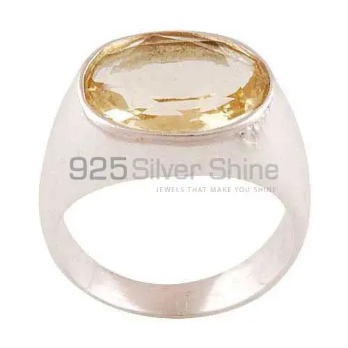 Beautiful Citrine Gemstone Sterling Silver Rings 925SR3410_0