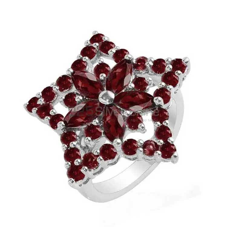 Beautiful 925 Sterling Silver Handmade Rings Manufacturer In Garnet Gemstone Jewelry 925SR1739_0