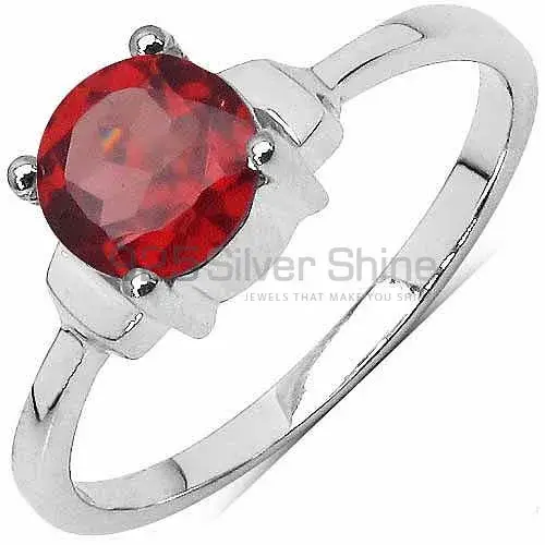 Beautiful Sterling Silver Garnet Cut Stone Rings 925SR3079