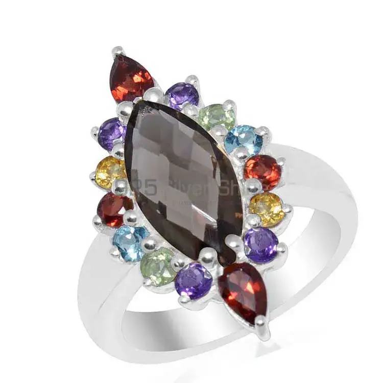 Beautiful 925 Sterling Silver Handmade Rings Manufacturer In Multi Gemstone Jewelry 925SR1660_0