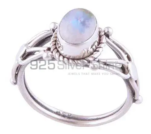 925 Sterling Silver Handmade Rings In Rainbow Moonstone Jewelry 925SR2763_1