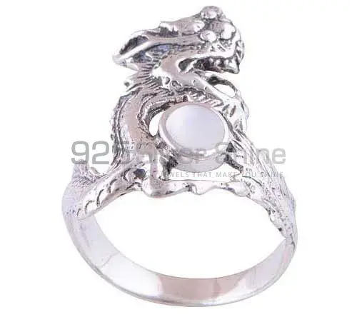 925 Sterling Silver Handmade Rings In Rainbow Moonstone Jewelry 925SR2842_0