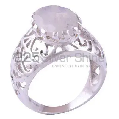 925 Sterling Silver Handmade Rings In Rainbow Moonstone Jewelry 925SR3489_0