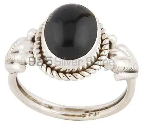 Beautiful 925 Sterling Silver Handmade Rings In Black Onyx Gemstone Jewelry 925SR2773