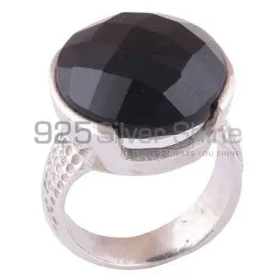 925 Sterling Silver Handmade Rings In Black Onyx Gemstone Jewelry 925SR3929_0